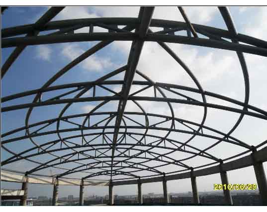 涿州中煤朔州宾馆管桁架工程